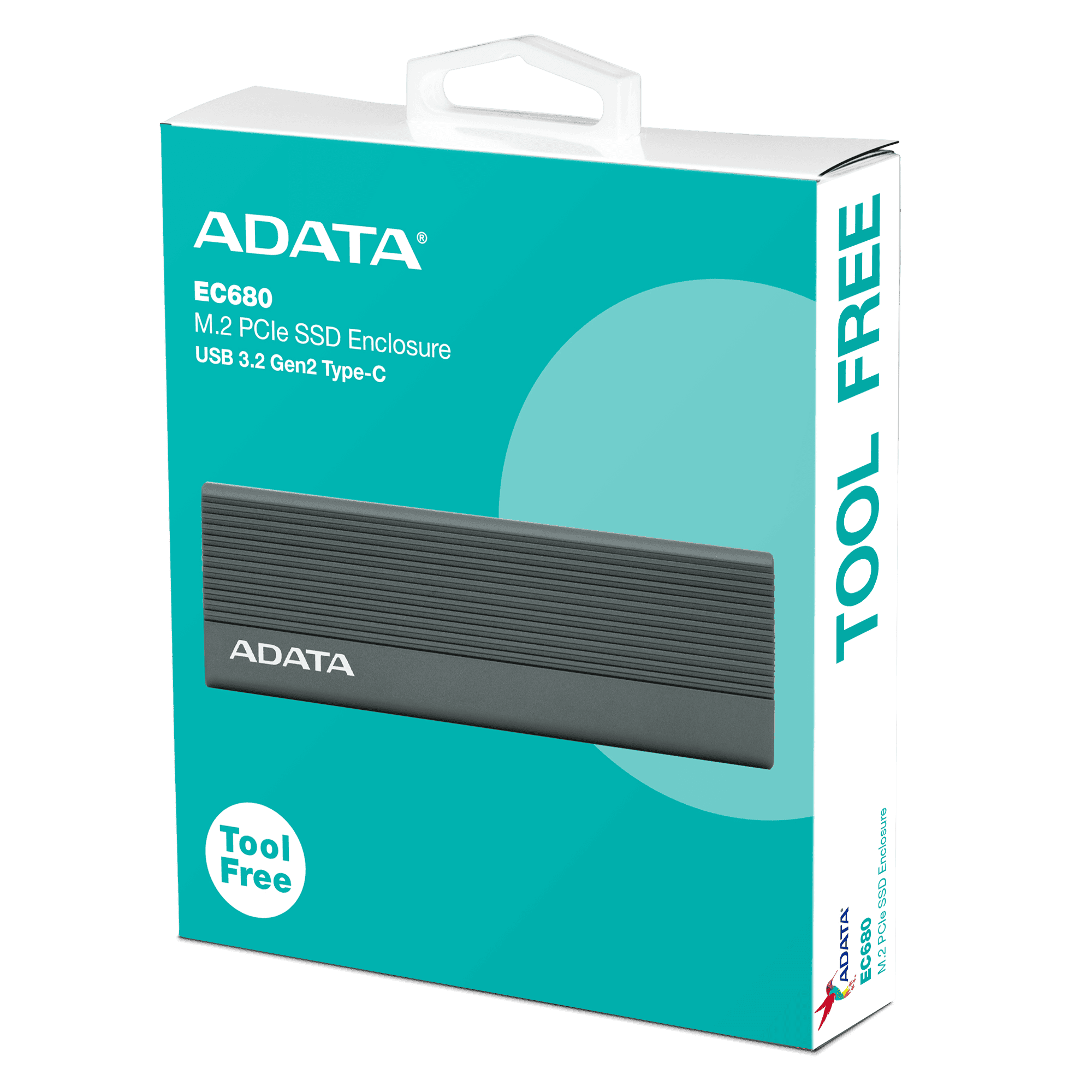 ENCLOSURE ADATA EC680 M.2 USB 3.2 TYPE C