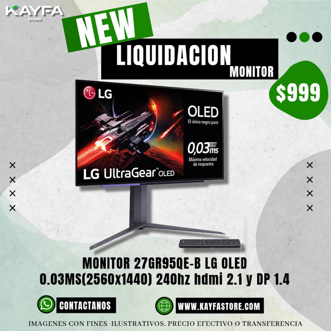 MONITOR 27GR95QE-B  LG OLED 0.03MS
